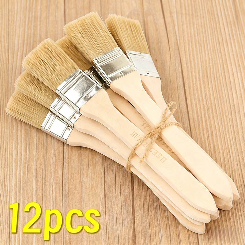 Furniture Hardware Manufacturer - 1–24-teiliges professionelles Pinselset mit Holzgriff für