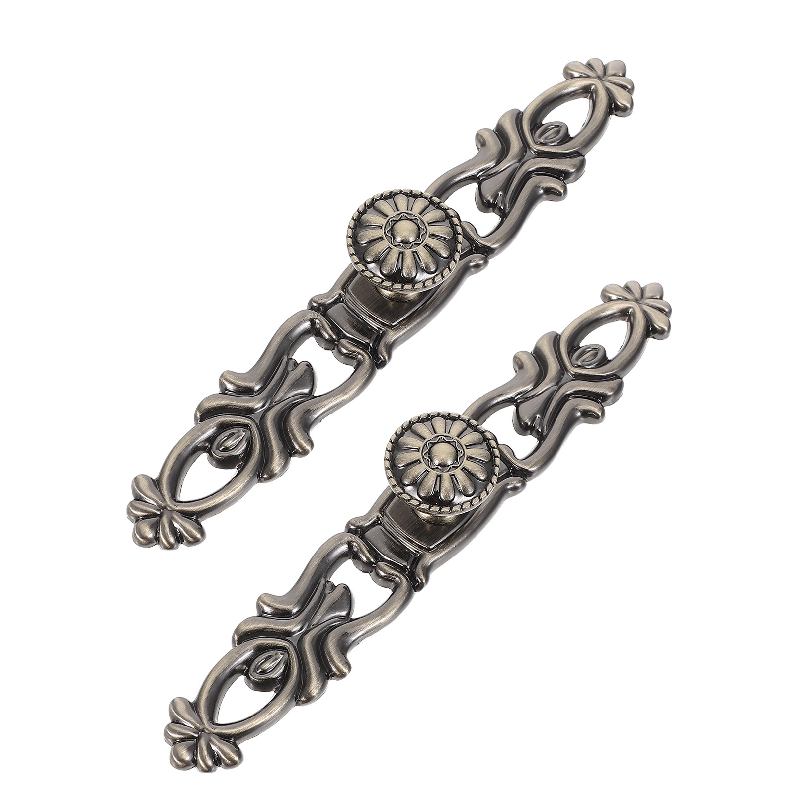 Furniture Hardware Drop Pulls - 2 Stück Bronze-Türgriffe im Vintage-Stil, europäisches