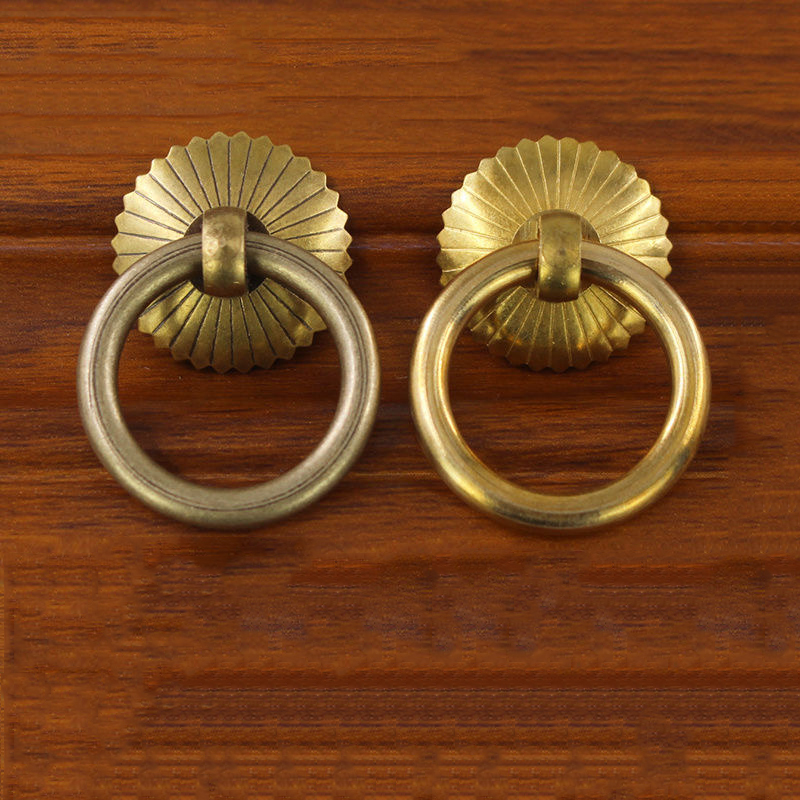 Furniture Hardware Drop Pulls - Chinesischer Medizinschrank-Knopf, Ringgriff, Teedosen-Ziehgriff, Kleiderschrank-Türgriff, antiker