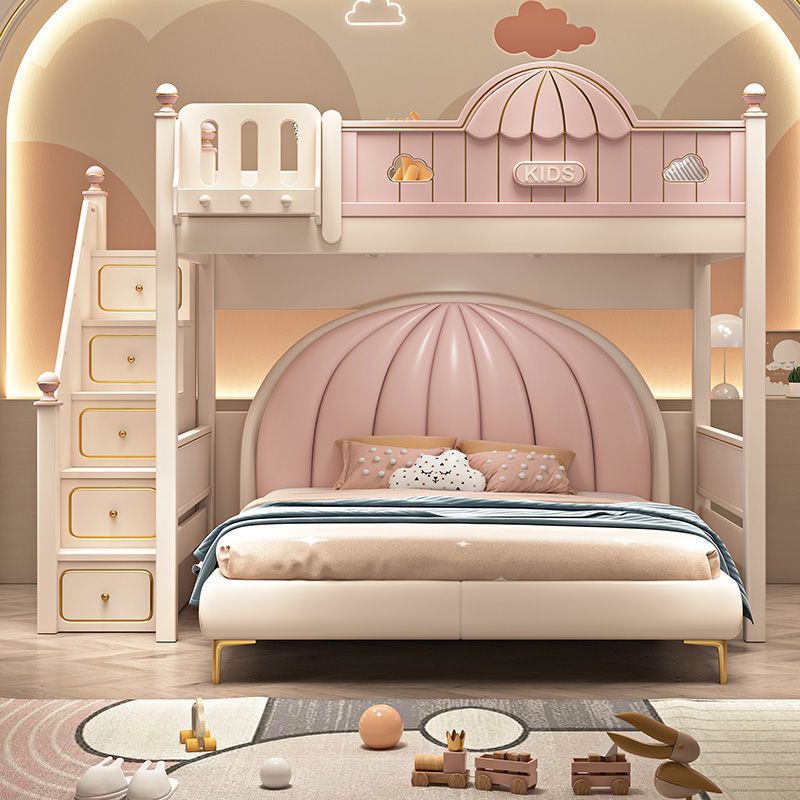 Furniture Hardware Lowes - Prinzessinnen-Stil, gestaffelte Ober- und Unterbetten, doppelte