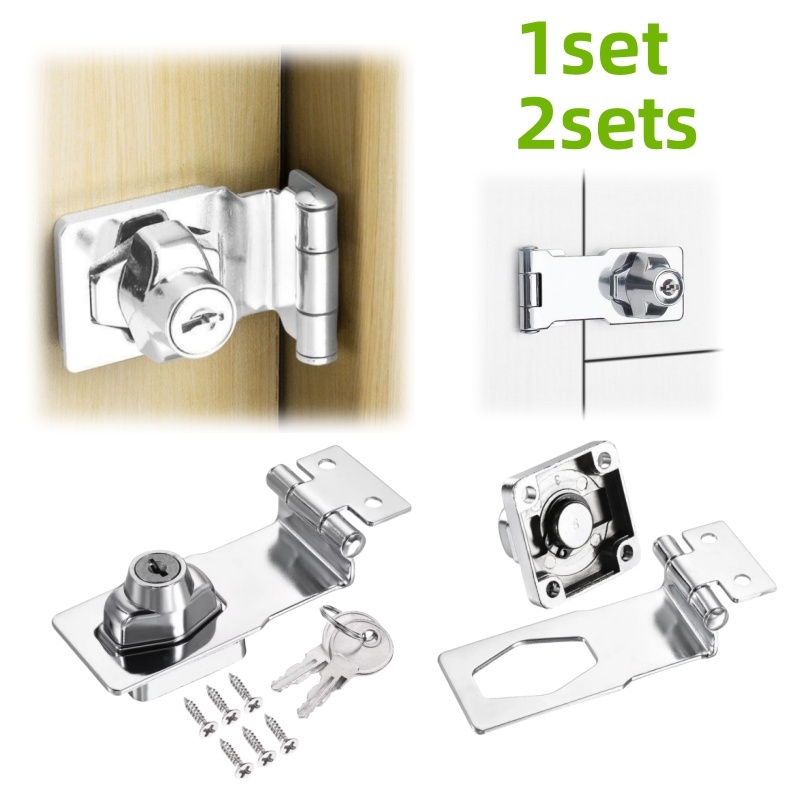 Furniture Hardware Jig - 1/2 Sets Möbelsicherheitsschloss im Knopfstil, geeignet