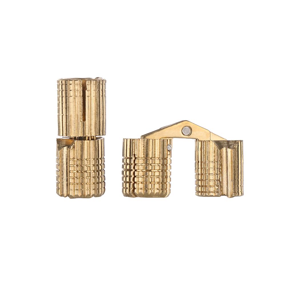Cabinet Hinge Overlay - 8–18 mm Messing-Fassscharniere, unsichtbare Schrankmöbelscharniere, verdeckter